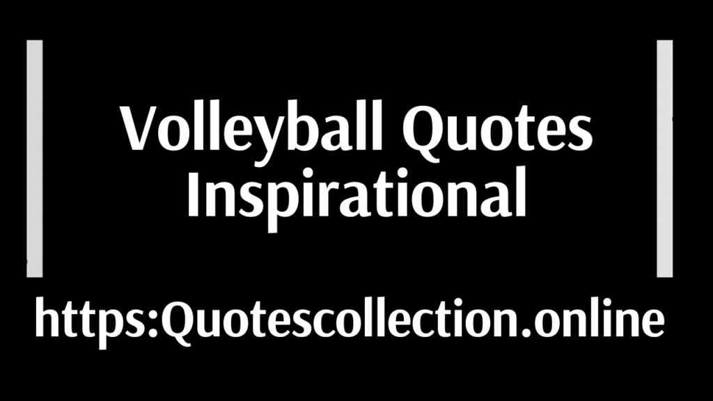 Volleyball Quotes Inspirational